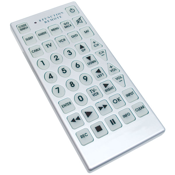 large tv remote codes