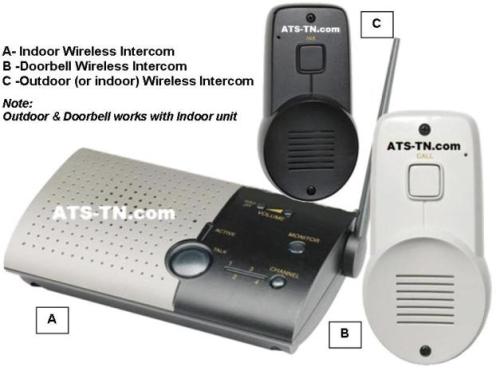 intercom phone system with battery backup for home